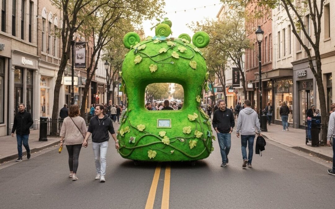 Guide ultime : animer une rue avec une scène mobile verte